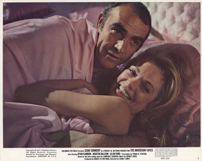 The Anderson Tapes - Lobby Cards - Sean Connery, Dyan Cannon
