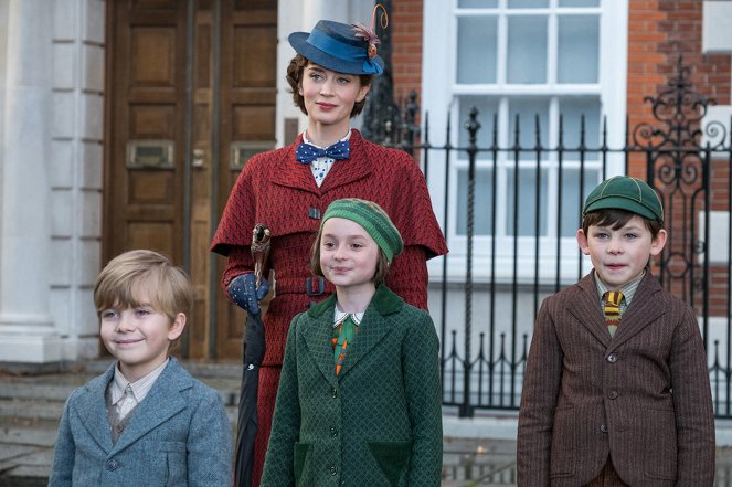 El regreso de Mary Poppins - De la película - Joel Dawson, Emily Blunt, Pixie Davies, Nathanael Saleh