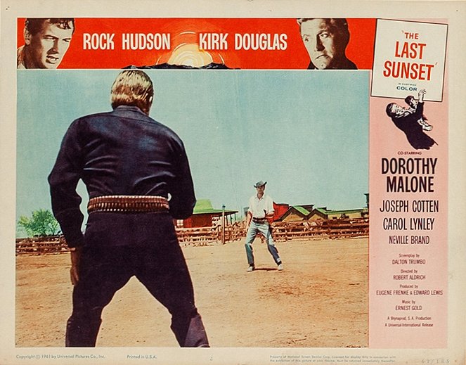 The Last Sunset - Lobby Cards