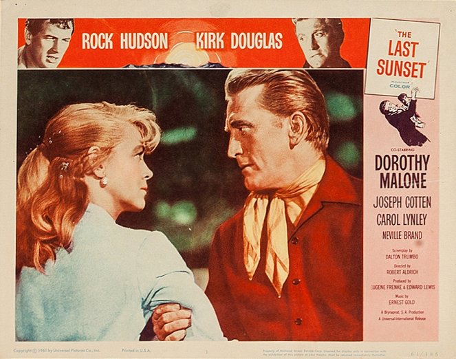 The Last Sunset - Lobby Cards