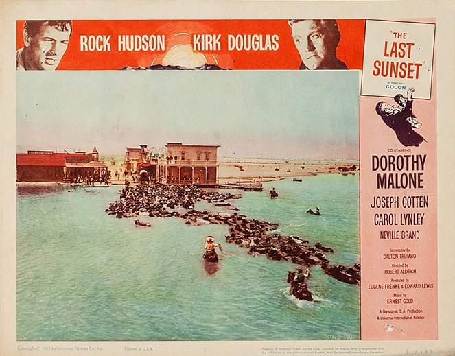 The Last Sunset - Lobby Cards