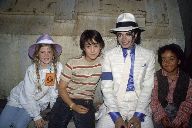 Michael Jackson: Smooth Criminal - Kuvat kuvauksista - Sean Lennon, Michael Jackson, Brandon Quintin Adams
