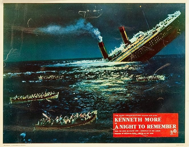 A Tragédia do Titanic - Cartões lobby