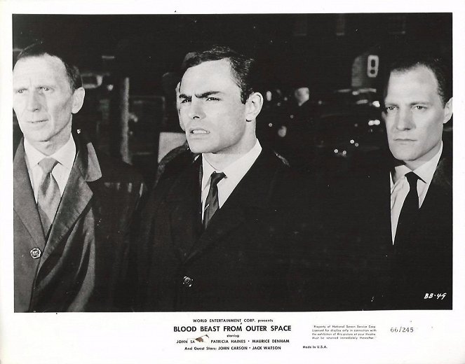 The Night Caller - Lobby Cards - Alfred Burke, John Saxon, Stanley Meadows