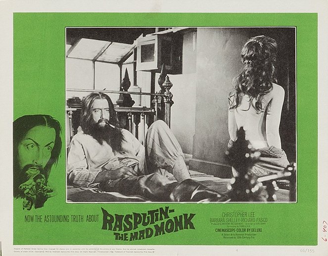 Rasputin: The Mad Monk - Cartões lobby - Christopher Lee