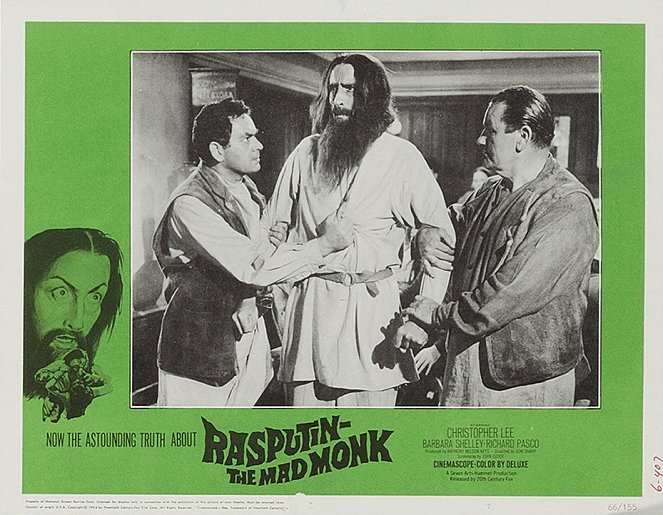 Rasputin: The Mad Monk - Lobby karty - Christopher Lee