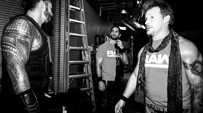 WWE Survivor Series - Dreharbeiten - Joe Anoa'i, Colby Lopez, Chris Jericho