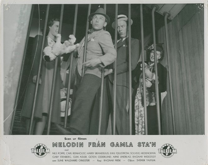 Melodin från Gamla Stan - Cartões lobby - Gaby Stenberg, Nils Poppe, Carl Reinholdz