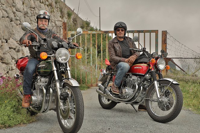 Horst Lichter sucht das Glück - Mit dem Motorrad durch Südfrankreich - Promóció fotók - Horst Lichter, Hardy Krüger Jr.