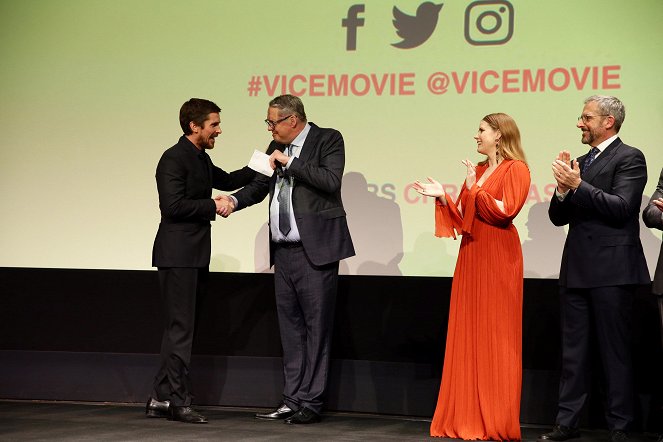 El vicio del poder - Eventos - World Premiere of VICE at the Samuel Goldwyn Theater at the Academy of Motion Picture Arts & Sciences on December 11, 2018 - Christian Bale, Adam McKay, Amy Adams, Steve Carell