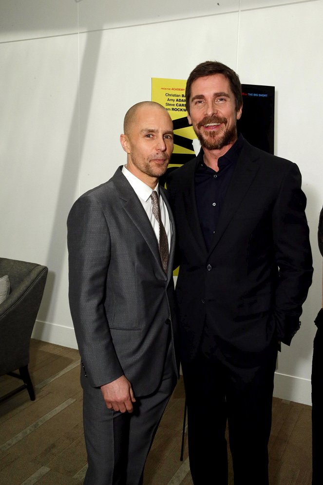 Vice - Vallan oikeat kasvot - Tapahtumista - World Premiere of VICE at the Samuel Goldwyn Theater at the Academy of Motion Picture Arts & Sciences on December 11, 2018 - Sam Rockwell, Christian Bale