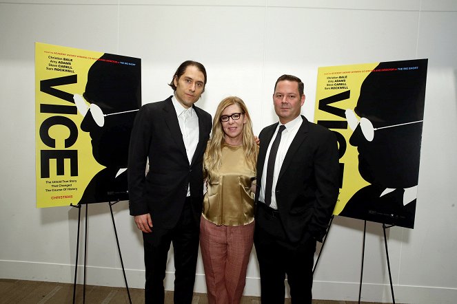 Vice - Z akcí - World Premiere of VICE at the Samuel Goldwyn Theater at the Academy of Motion Picture Arts & Sciences on December 11, 2018 - Jeremy Kleiner, Dede Gardner, Kevin J. Messick