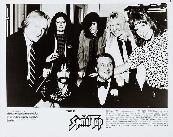 This Is Spinal Tap - Lobby karty - Tony Hendra, Harry Shearer, Patrick Macnee, Michael McKean, Christopher Guest
