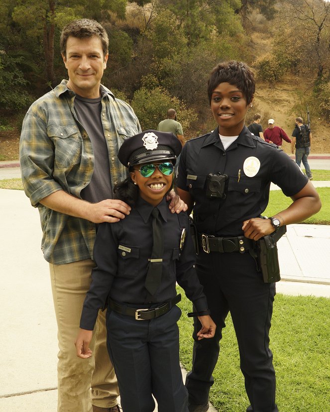 The Rookie - The Ride Along - Making of - Nathan Fillion, Afton Williamson