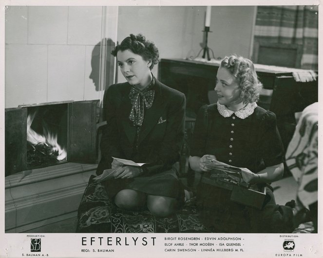 Efterlyst - Lobby Cards - Isa Quensel, Carin Swensson