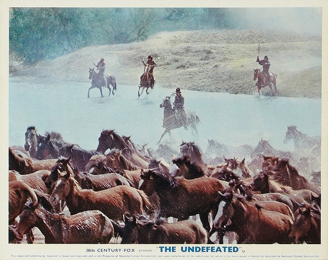 The Undefeated - Lobby Cards