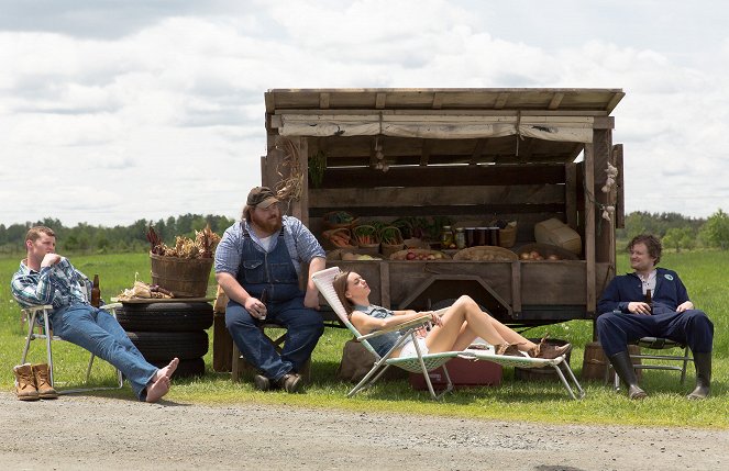 Letterkenny - Ain't No Reason to Get Excited - Photos - Jared Keeso, K. Trevor Wilson, Michelle Mylett, Nathan Dales