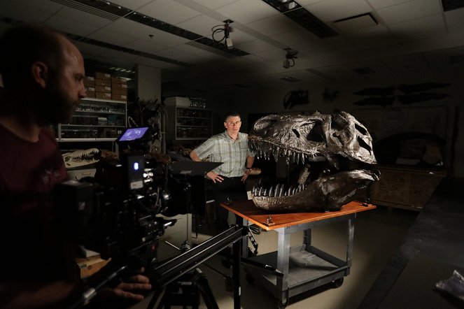 The Real T Rex with Chris Packham - Del rodaje