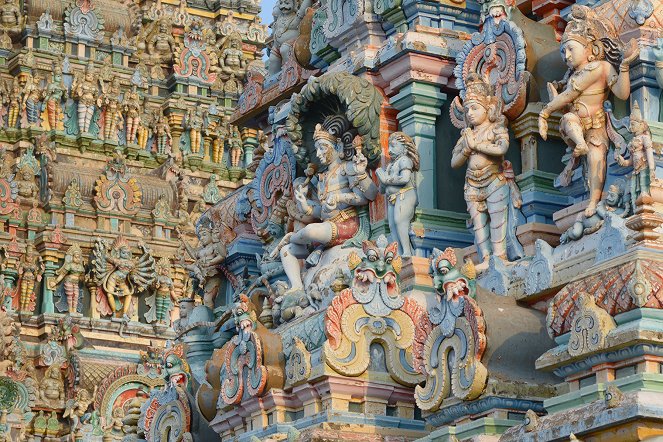 Des monuments et des hommes - Inde, le temple de Minakshi - De la película