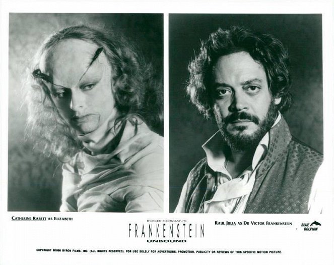 La Résurrection de Frankenstein - Cartes de lobby - Catherine Rabett, Raul Julia