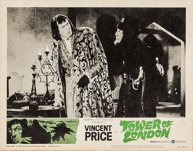 Der Massenmörder von London - Lobbykarten - Vincent Price