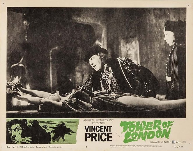 Der Massenmörder von London - Lobbykarten - Vincent Price, Michael Pate