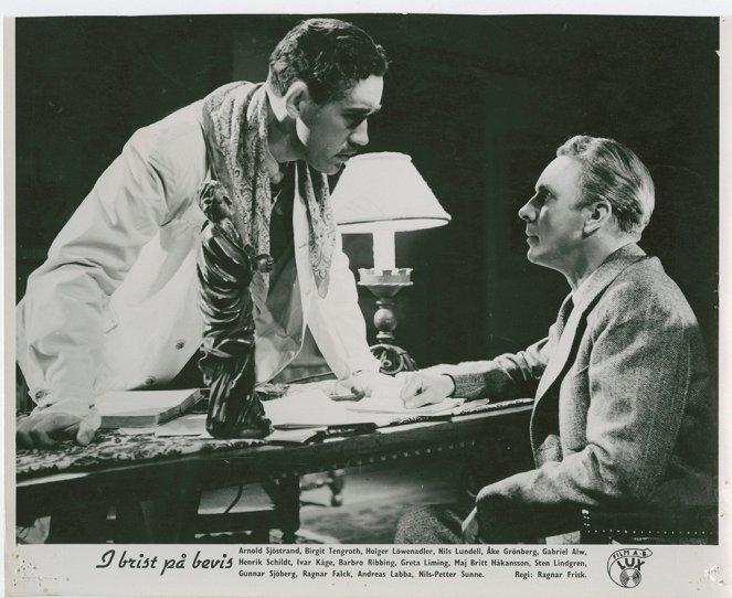 I brist på bevis - Lobby Cards