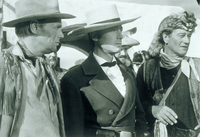 Alamo - Filmfotos - Richard Widmark, Laurence Harvey, John Wayne