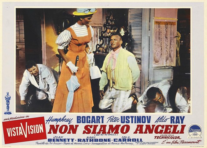 Nejsme žádní andělé - Fotosky - Peter Ustinov, Gloria Talbott, Aldo Ray, Humphrey Bogart