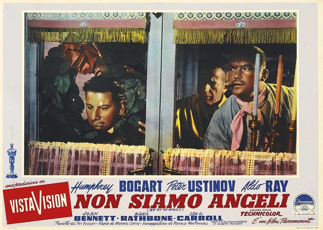 Nejsme žádní andělé - Fotosky - Peter Ustinov, Humphrey Bogart, Aldo Ray