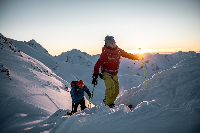 Bergwelten - Nadine Wallner - Tiefschnee am Arlberg - Filmfotos