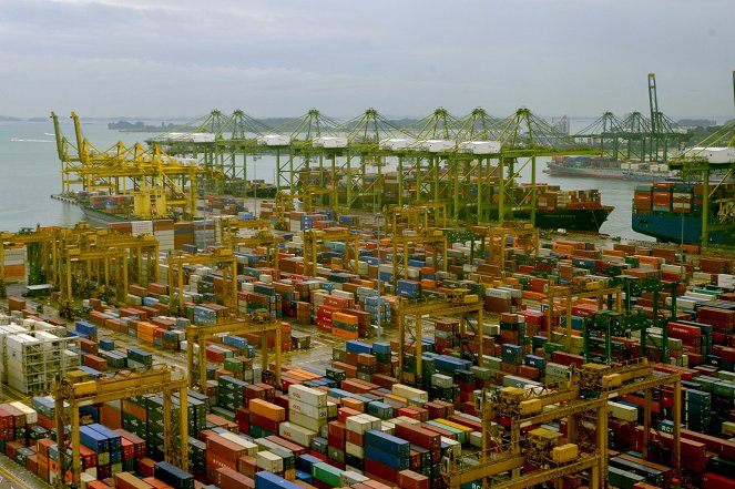 Uvnitř singapurského přístavu - Z filmu
