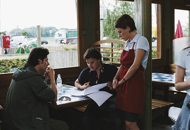 O Tempo que Resta - De filmagens - Melvil Poupaud, François Ozon, Valeria Bruni Tedeschi