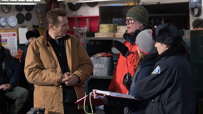 Cold Pursuit - Van de set - Liam Neeson, Hans Petter Moland
