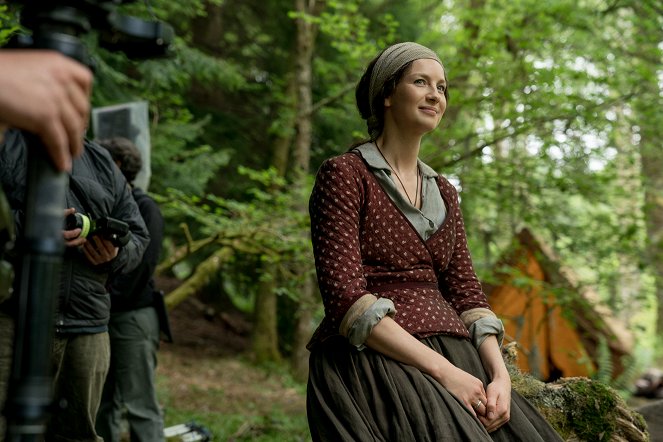 Outlander - Die Highland-Saga - Spannungen - Dreharbeiten - Caitríona Balfe