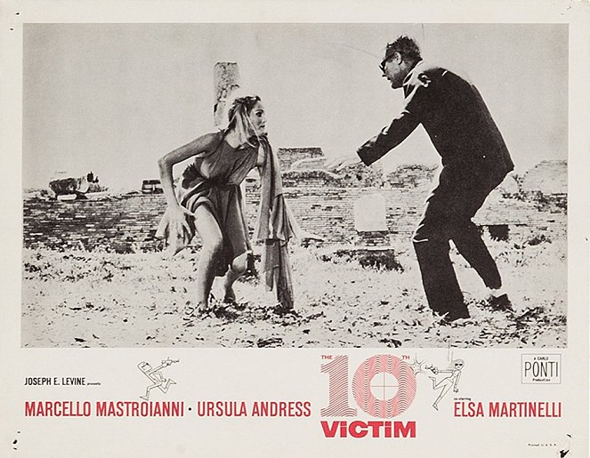 La víctima número 10 - Fotocromos - Ursula Andress, Marcello Mastroianni