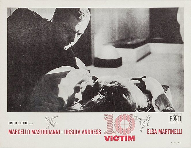 The Tenth Victim - Lobby Cards - Marcello Mastroianni, Ursula Andress