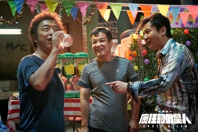 Crazy Alien - Del rodaje - Bo Huang, Hao Ning, Shen Teng