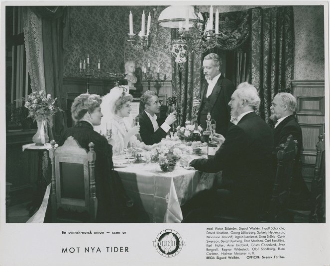 Mot nya tider - Lobby Cards - Marianne Aminoff, Georg Løkkeberg, Bengt Djurberg, Sigurd Wallén