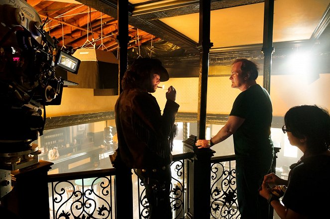 Vtedy v Hollywoode - Z nakrúcania - Leonardo DiCaprio, Quentin Tarantino