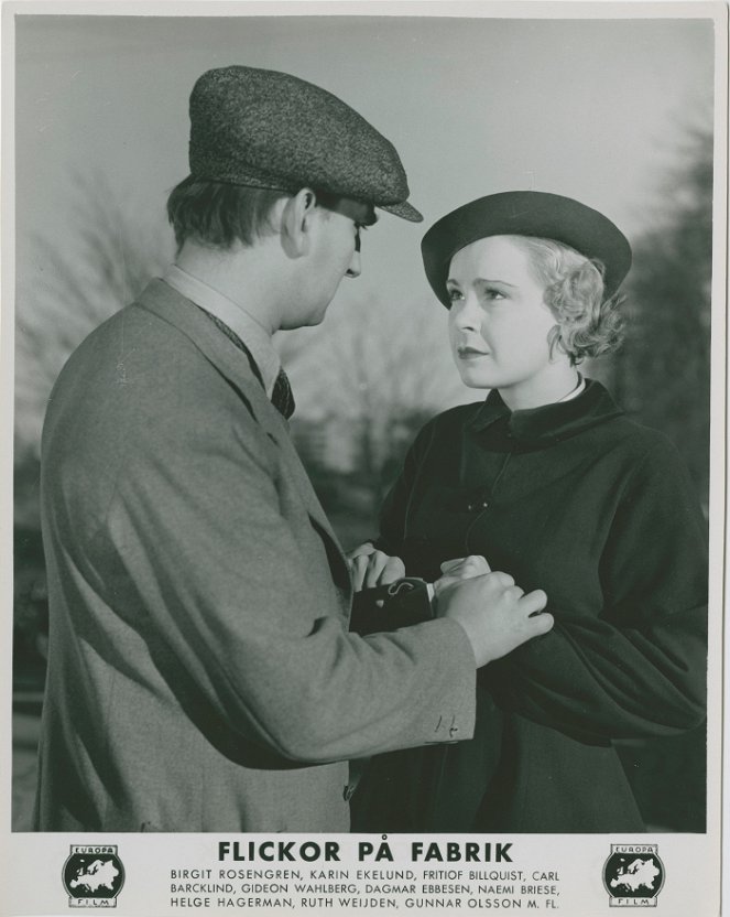 Flickor på fabrik - Lobby Cards