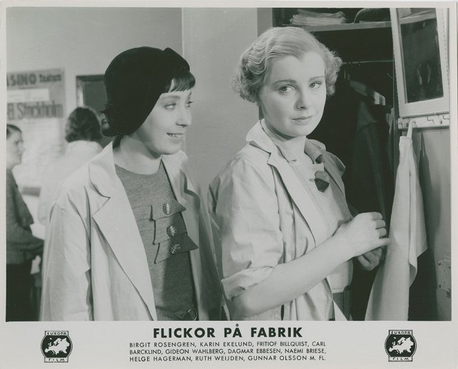 Flickor på fabrik - Lobby Cards