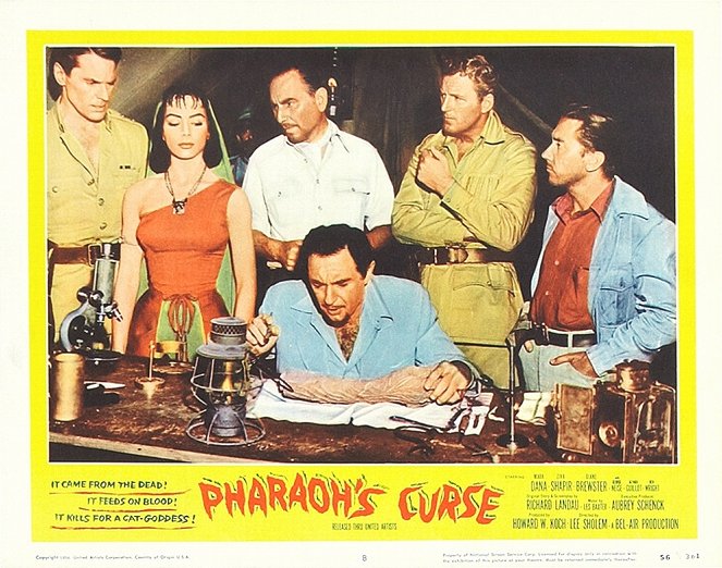 Pharaoh's Curse - Lobby Cards