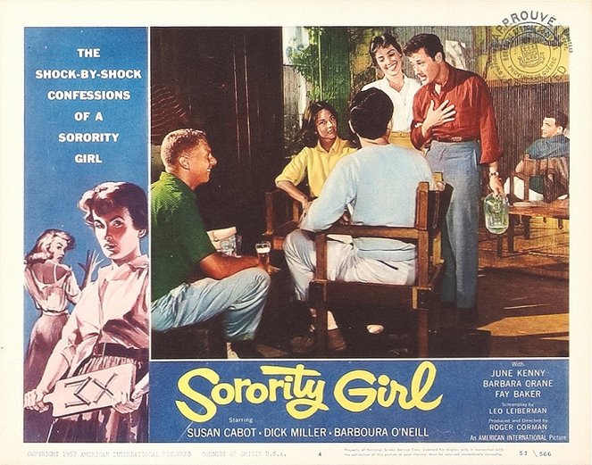 Sorority Girl - Mainoskuvat - Barboura Morris, Dick Miller