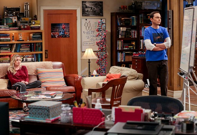 The Big Bang Theory - Season 12 - The Planetarium Collision - Van film - Kaley Cuoco, Jim Parsons