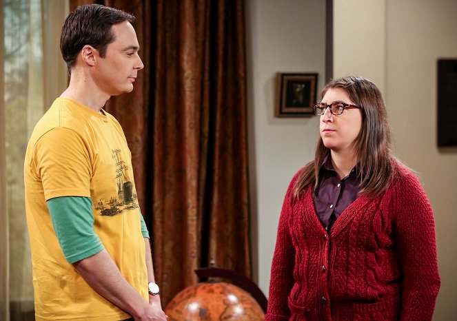 The Big Bang Theory - Season 12 - The Planetarium Collision - Photos - Jim Parsons, Mayim Bialik