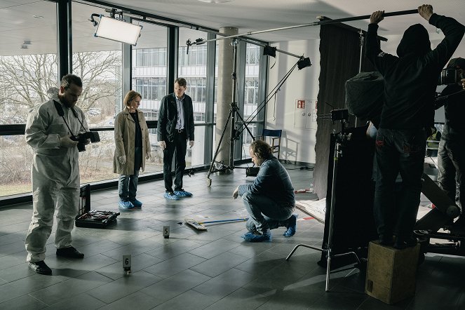 Tatort - Season 50 - Ein Tag wie jeder andere - Making of - Dagmar Manzel, Fabian Hinrichs, Andreas Leopold Schadt