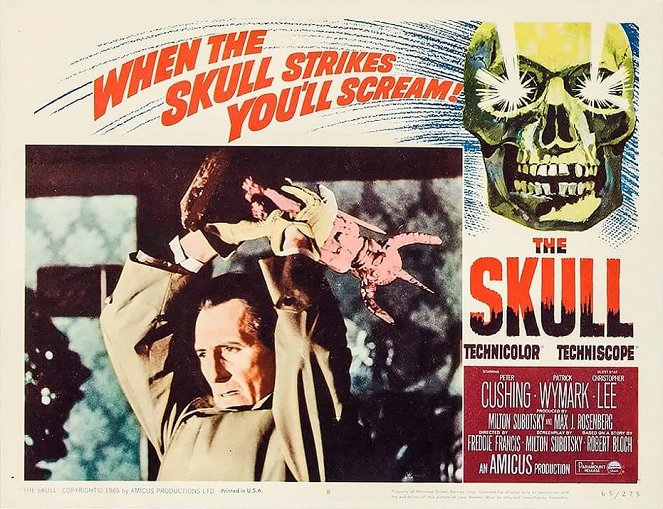 The Skull - Lobby Cards - Peter Cushing