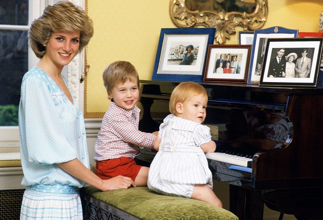 Diana, 7 Days - Filmfotos - Prinzessin Diana, Wilhelm, Fürst von Wales, Prinz Harry, Herzog von Sussex