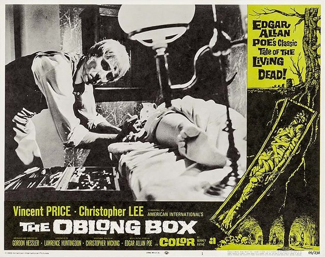 The Oblong Box - Lobby karty - Christopher Lee